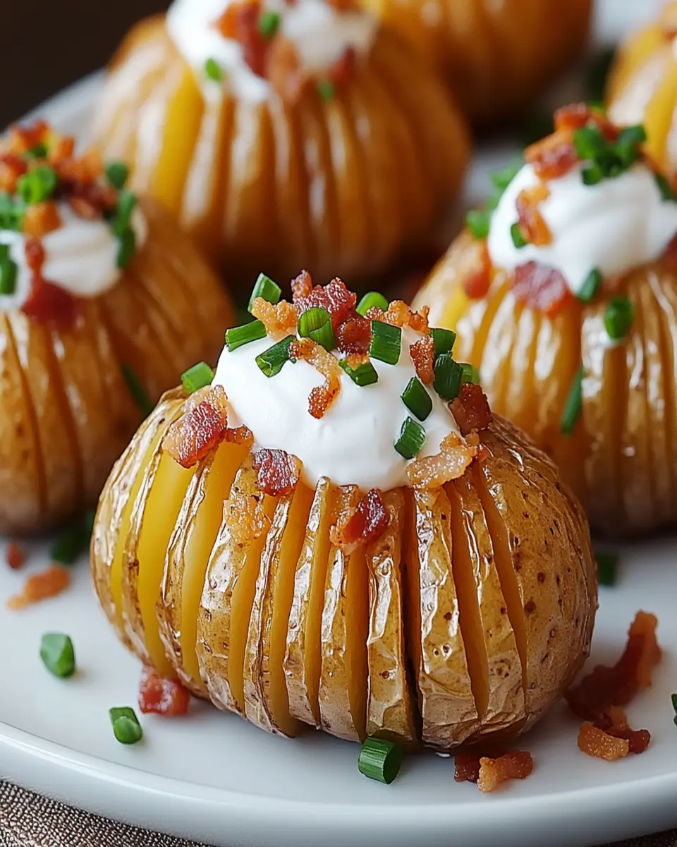 Loaded Mini Hasselback Potatoes First Image First Image