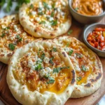 Spiced Sweet Cheesy Pita First Image First Image