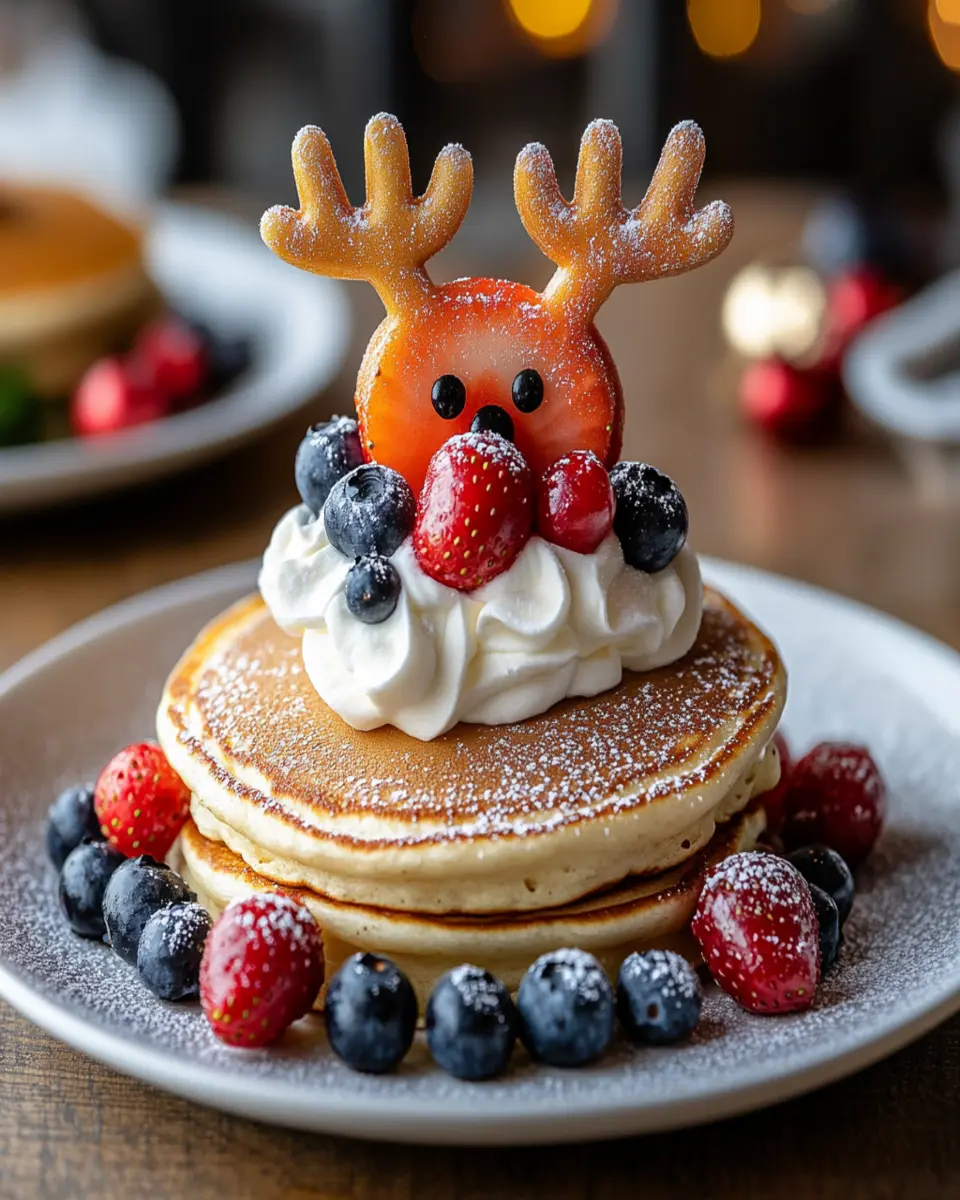Reindeer Pancake Stacks First Image First Image