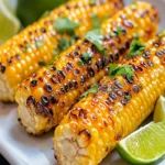 Irresistible Roasted Sweet Corn with Lime Butter Recipe First Image First Image