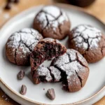 Irresistible Chocolate Crinkle Blossom Cookies Recipe First Image First Image