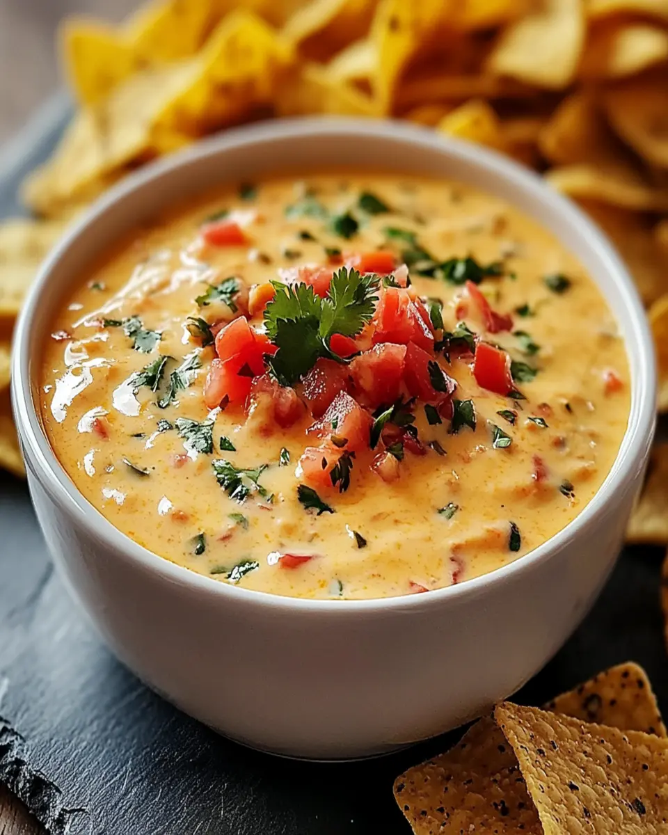 Cheesy Rotel Ranch Queso – The Ultimate Game Day Dip First Image First Image