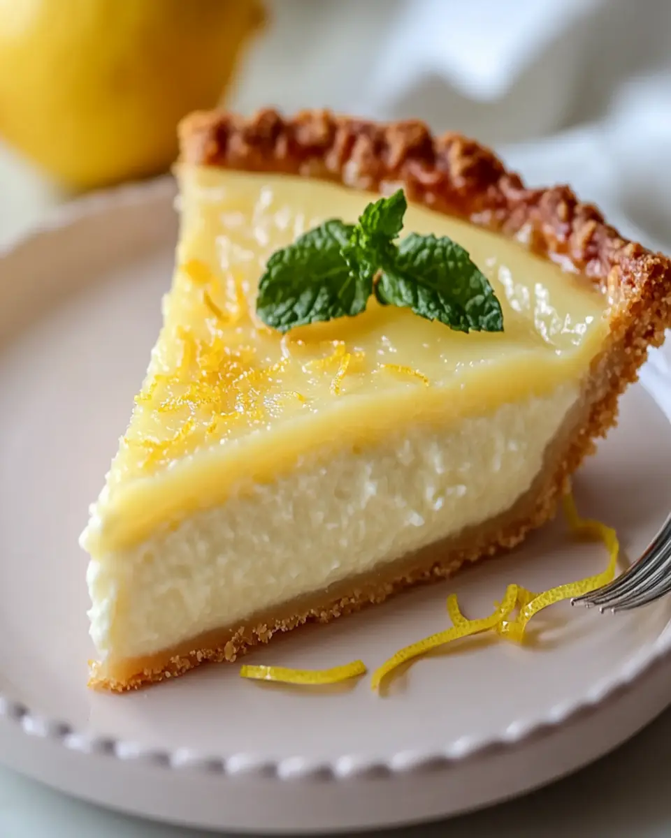 Impossible Lemon Pie First Image First Image