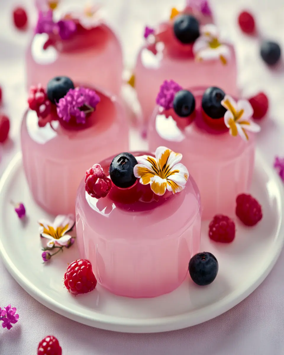 Delicious Pink Jelly Cakes That Delight Every Celebration First Image First Image