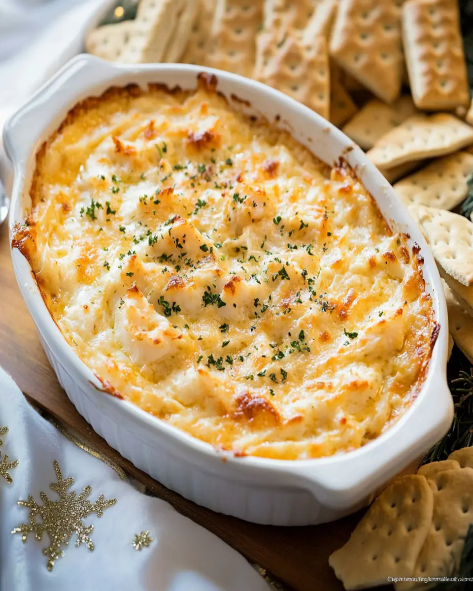 Winter Wonderland Hot Crab Dip First Image First Image