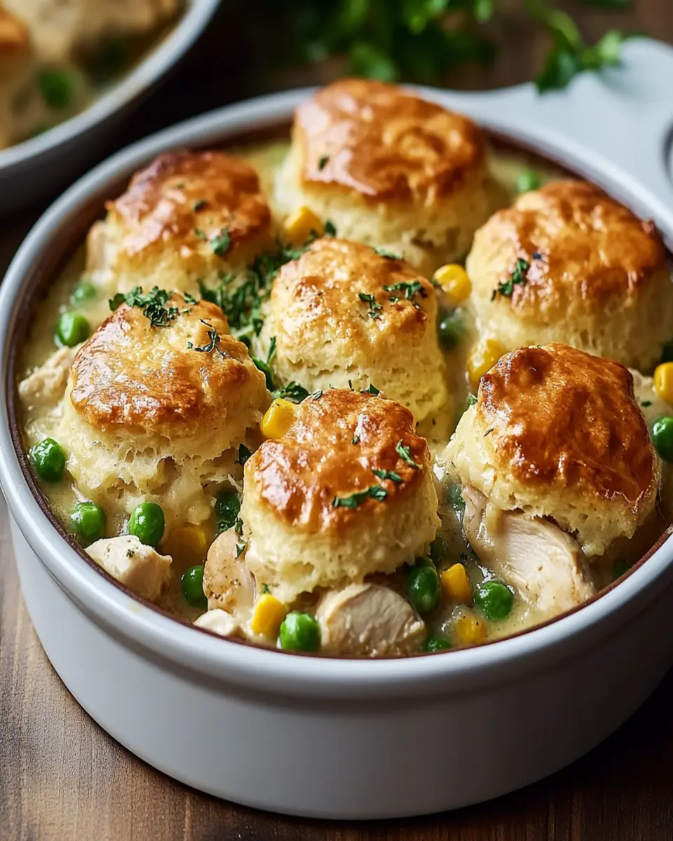 Delicious Chicken Cobbler Bake: Cozy Comfort in Every Bite First Image First Image