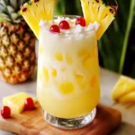 Non Alcoholic Piña Colada Punch for Refreshing Summer Fun First Image First Image