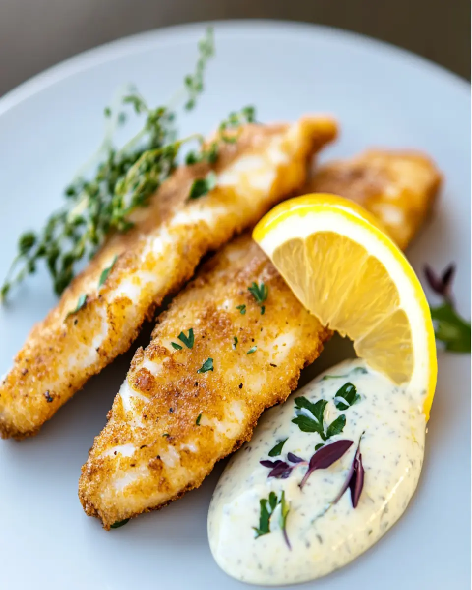 Easy As Pan Fried Australian Flathead with Zesty Lemon Yoghurt First Image First Image