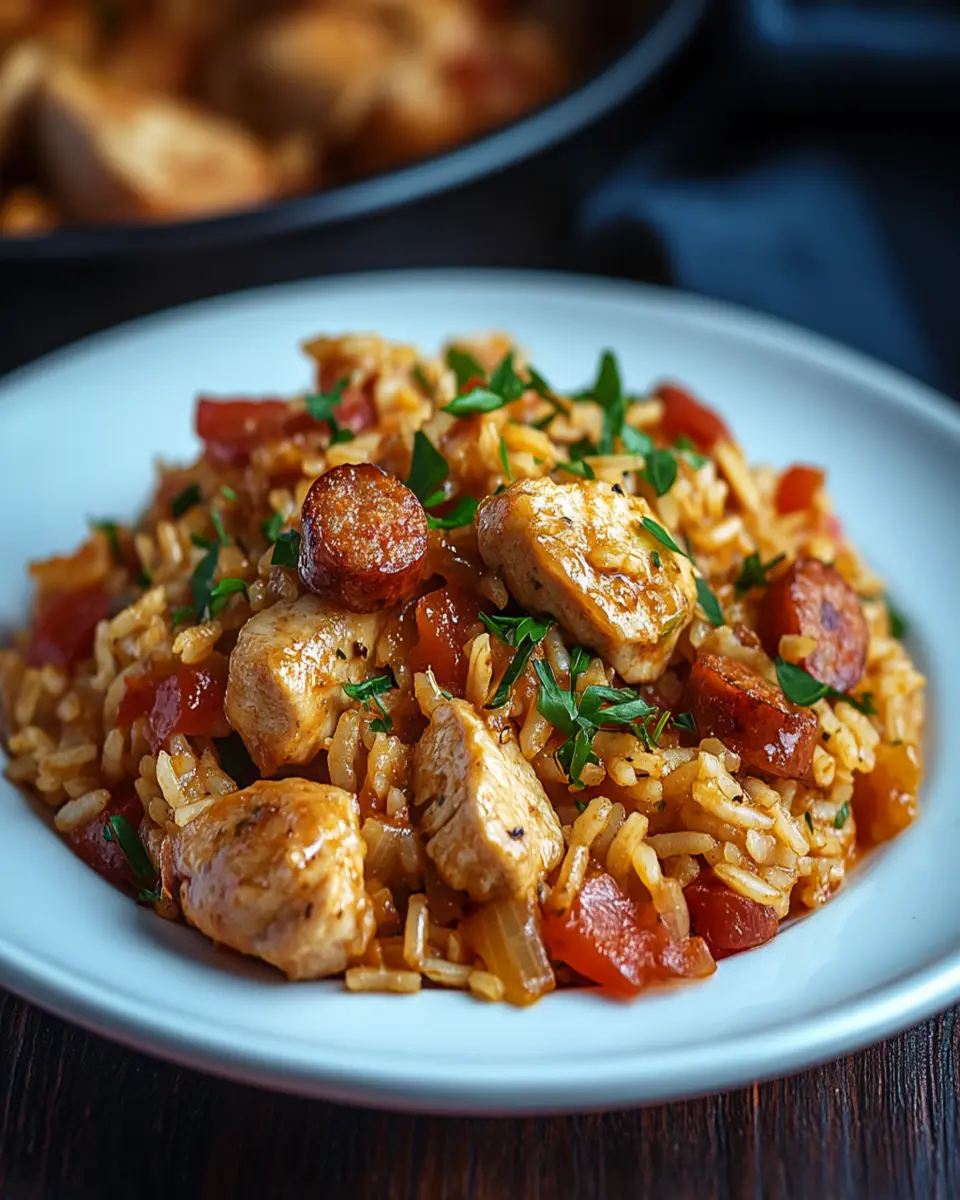 Shut the Fffront Door – Sausage Chicken Jambalaya First Image First Image