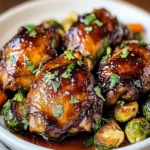 Irresistible Smoked Maple Glazed Chicken Thighs Recipe First Image First Image