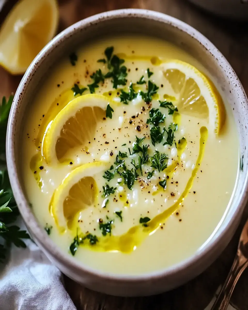 Avgolemono Soup: An Amazing Ultimate Greek Healing Lemon Soup First Image First Image