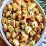 Irresistible Simple Apple Sage Stuffing Recipe for Holidays First Image First Image
