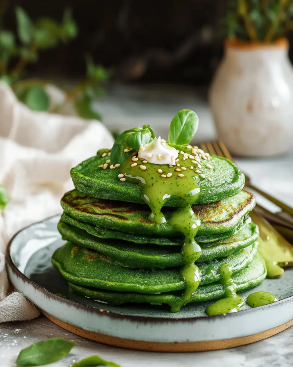 Easy Spinach Pancakes First Image First Image