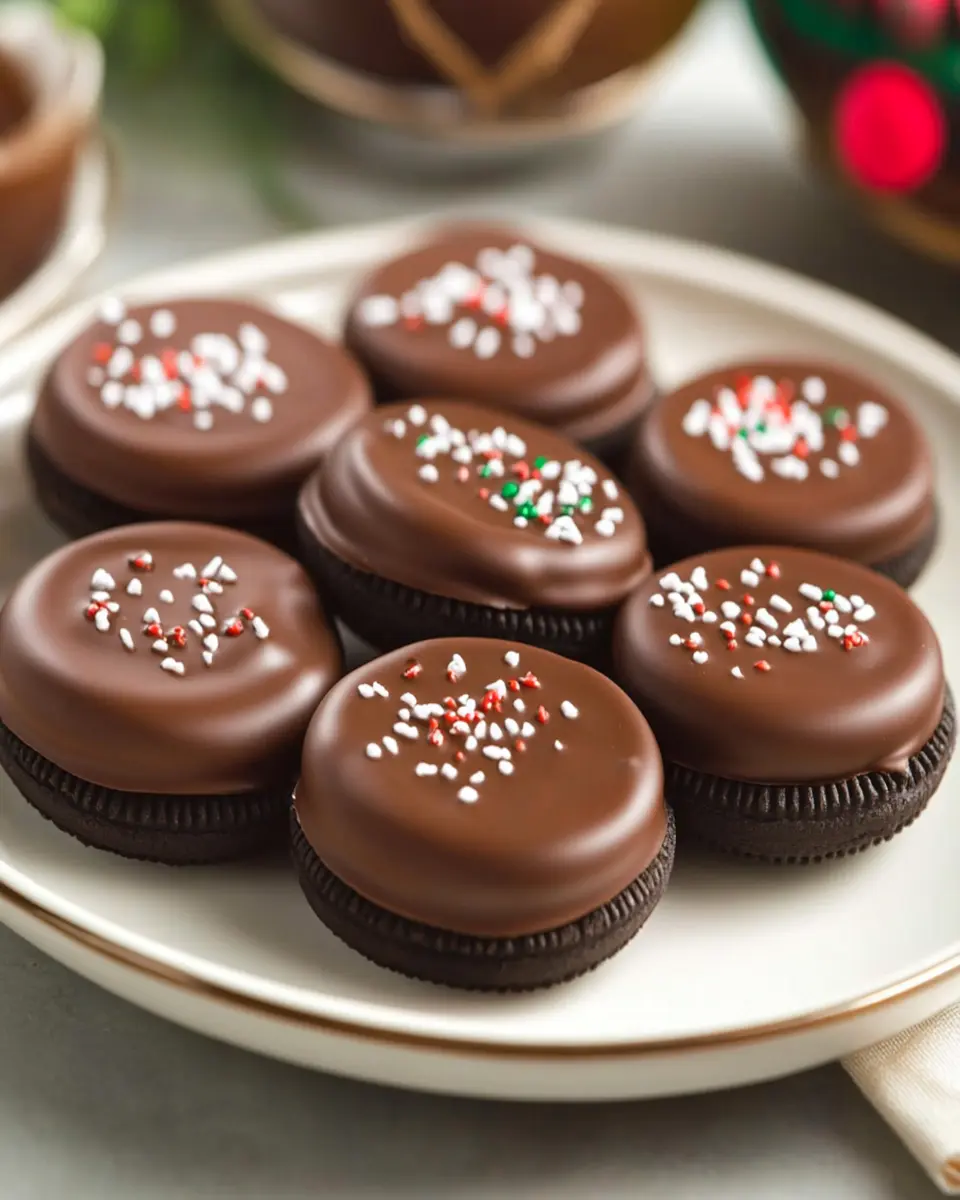 Chocolate Covered Oreos First Image First Image