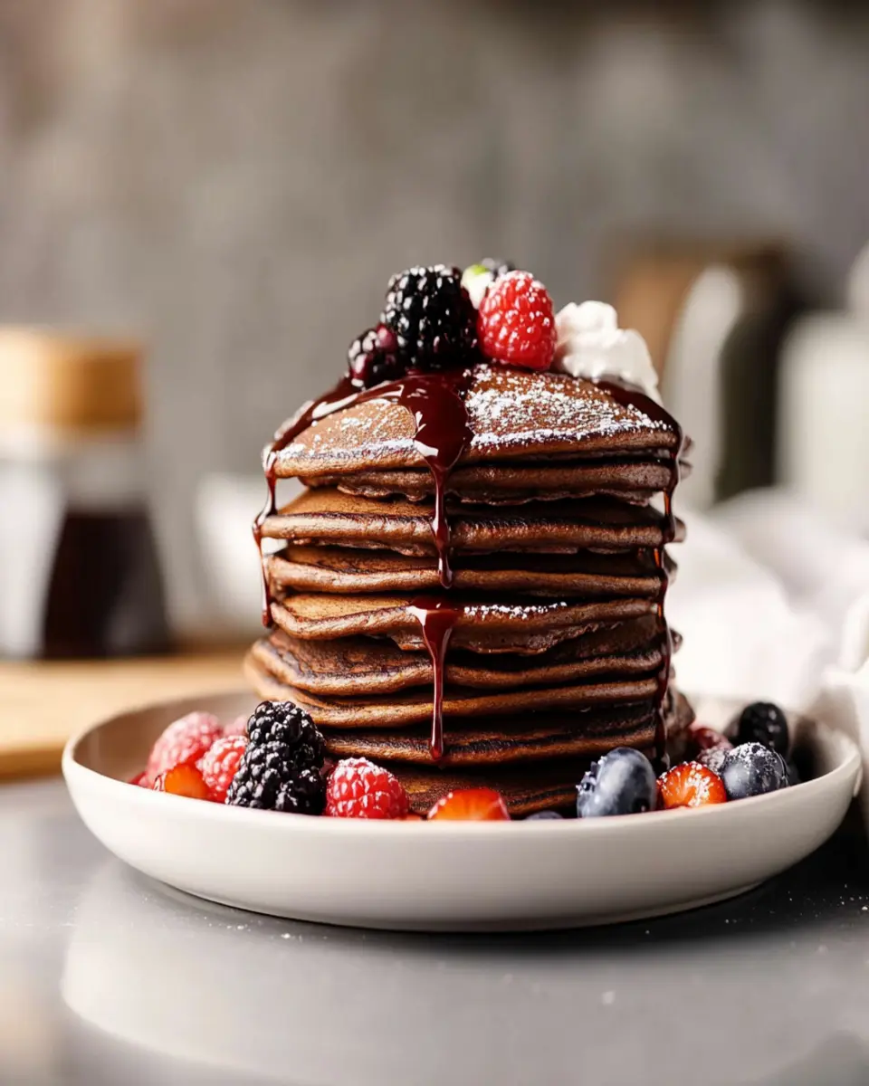 Chocolate Pancakes First Image First Image
