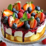 Heavenly Keto Berry Trifle Cake First Image First Image