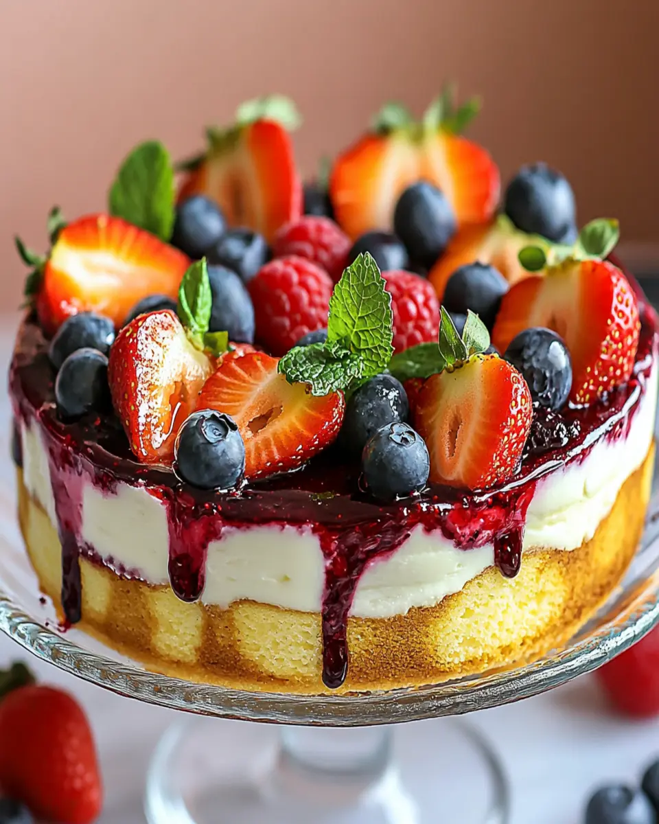 Heavenly Keto Berry Trifle Cake First Image First Image