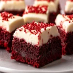 Red Velvet Brownies Recipe First Image First Image