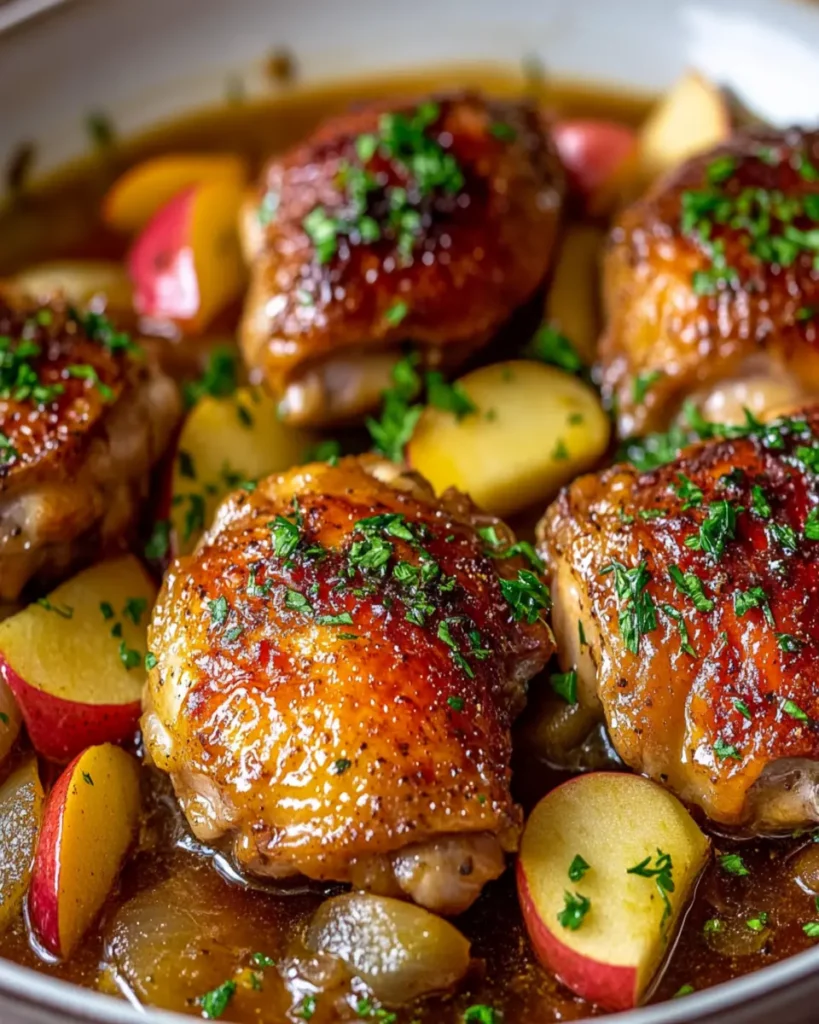 Skillet Apple Cider Chicken First Image First Image