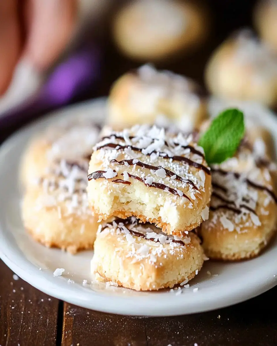Coconut Shortbread Cookies First Image First Image