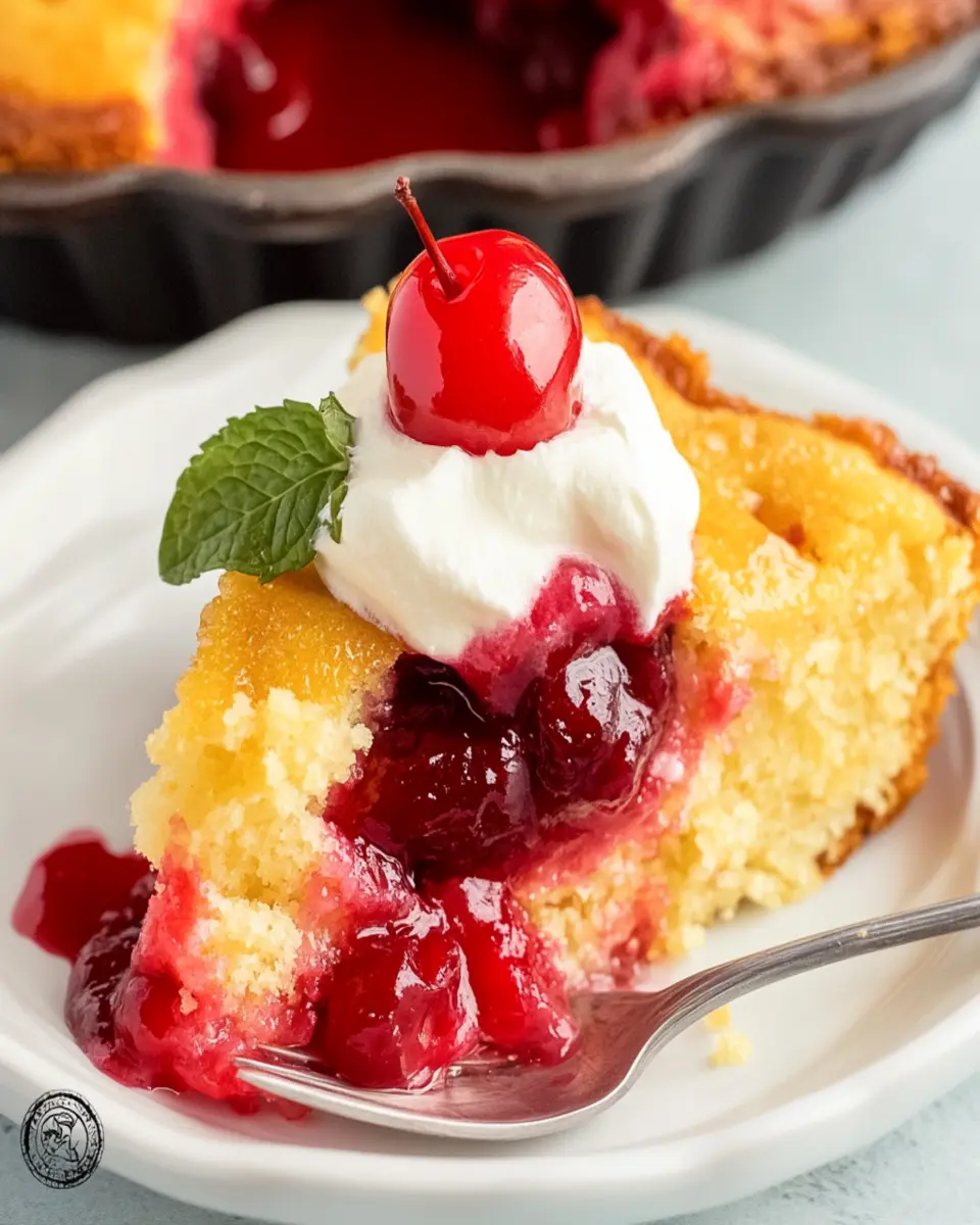 7Up Cherry Dump Cake First Image First Image