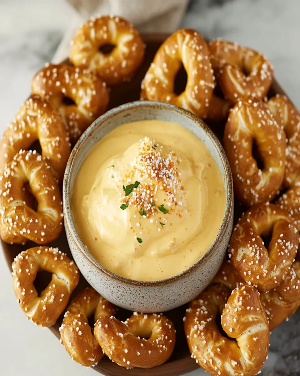 Easy Pretzel Cheese Dip First Image First Image