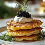 Indulge in Caviar Potato Pancakes – A Luxurious Brunch Treat First Image First Image