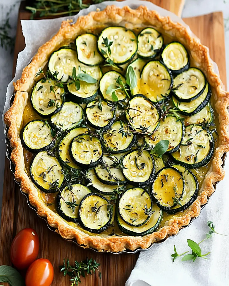 Irresistible Savory Zucchini Tart Recipe You’ll Love First Image First Image