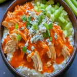 Bold and Creamy Buffalo Chicken Cottage Cheese Bowl Recipe First Image First Image