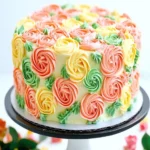 How to Make Rosette Cake {Buttercream} First Image First Image