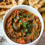 Zaalouk (Moroccan Eggplant Dip) Recipe First Image First Image