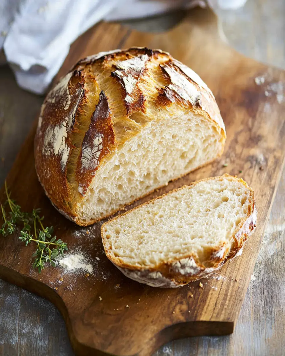 Artisan No Knead Bread First Image First Image