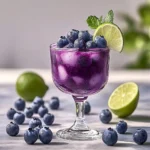Frozen Blueberry Margarita Mocktail First Image First Image