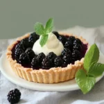 Blackberry Almond Tart with Honey Whipped Mascarpone Recipe First Image First Image