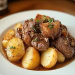 Crockpot Italian Garlic Butter Beef & Potatoes First Image First Image