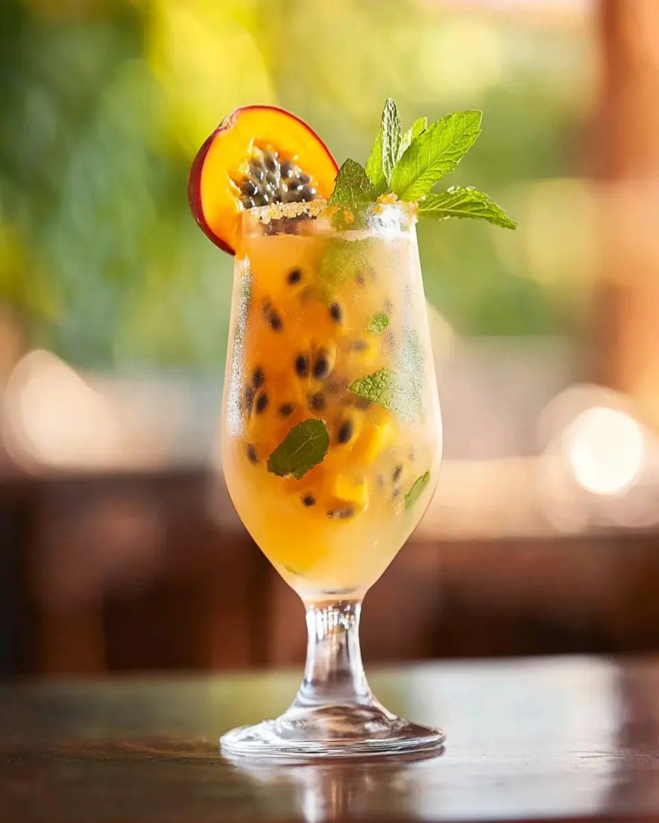 Mango Passion Fruit Mocktail First Image First Image