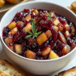 Apple Cranberry Chutney with Crostini First Image First Image