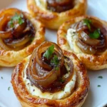 Irresistible Caramelized Onion and Goat Cheese Tarts First Image First Image