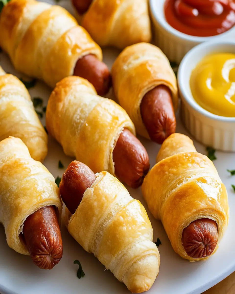 Pigs in a Blanket (Little Smokies with Crescent Rolls) First Image First Image