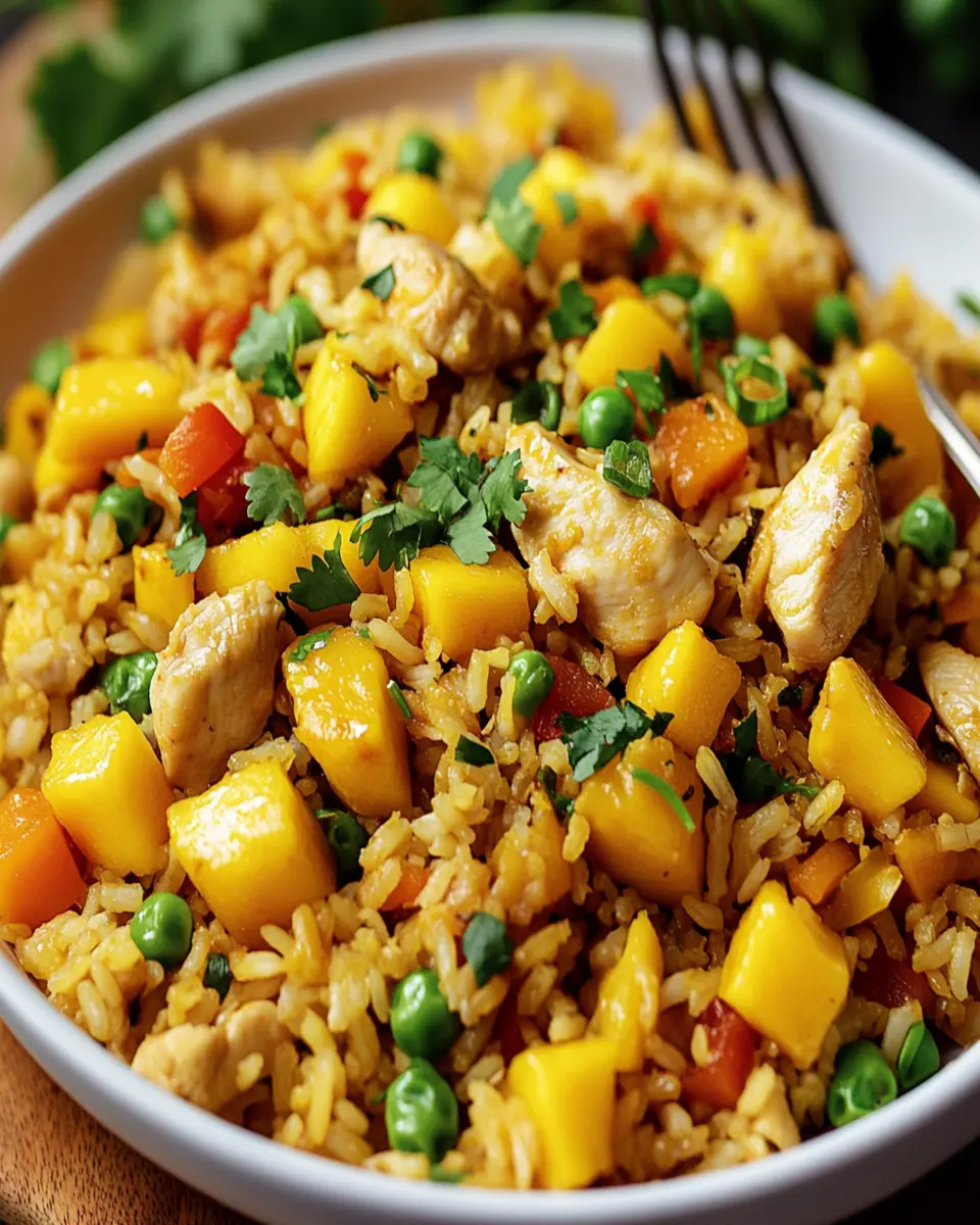 Mango Chicken Fried Rice First Image First Image