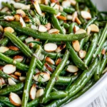 Garlic Roasted Green Beans (with Shallots and Almonds) First Image First Image