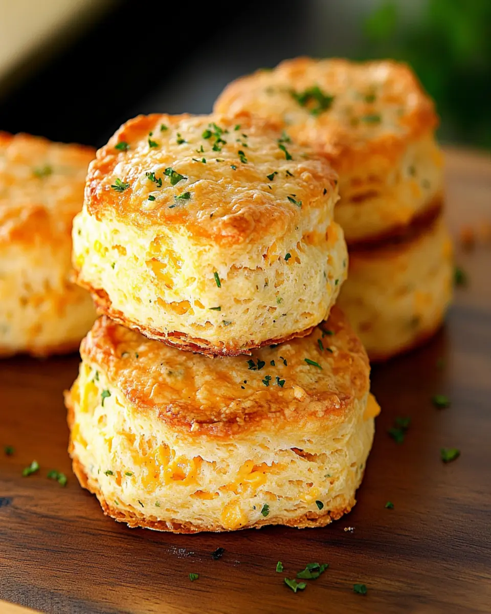 Homemade Cheddar Biscuits (SUPER FLAKEY!) First Image First Image