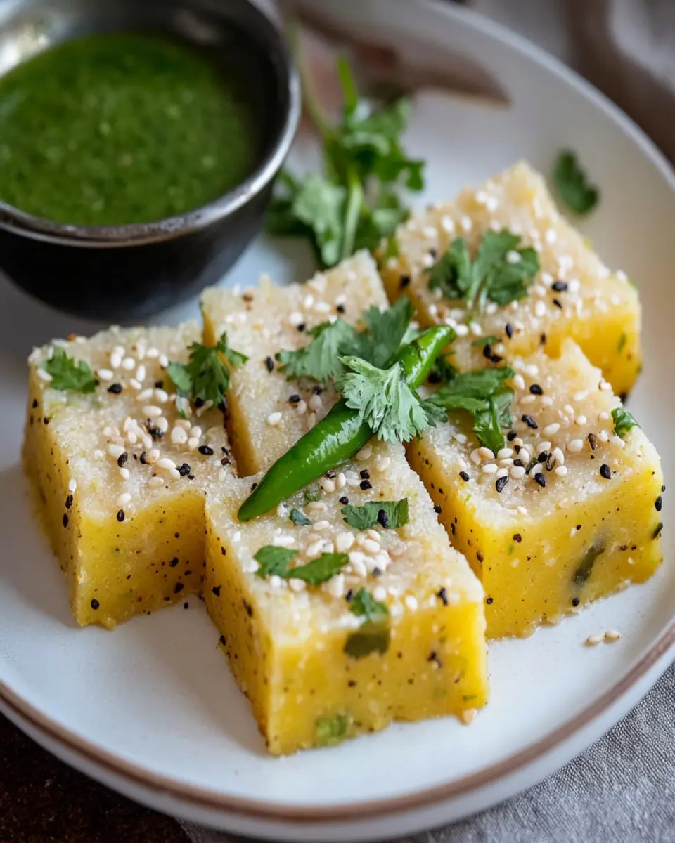 Oats Dhokla Recipe First Image First Image