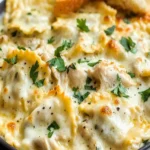 Chicken Alfredo Baked Ravioli First Image First Image