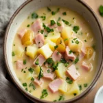 Slow Cooker Ham and Potato Soup First Image First Image