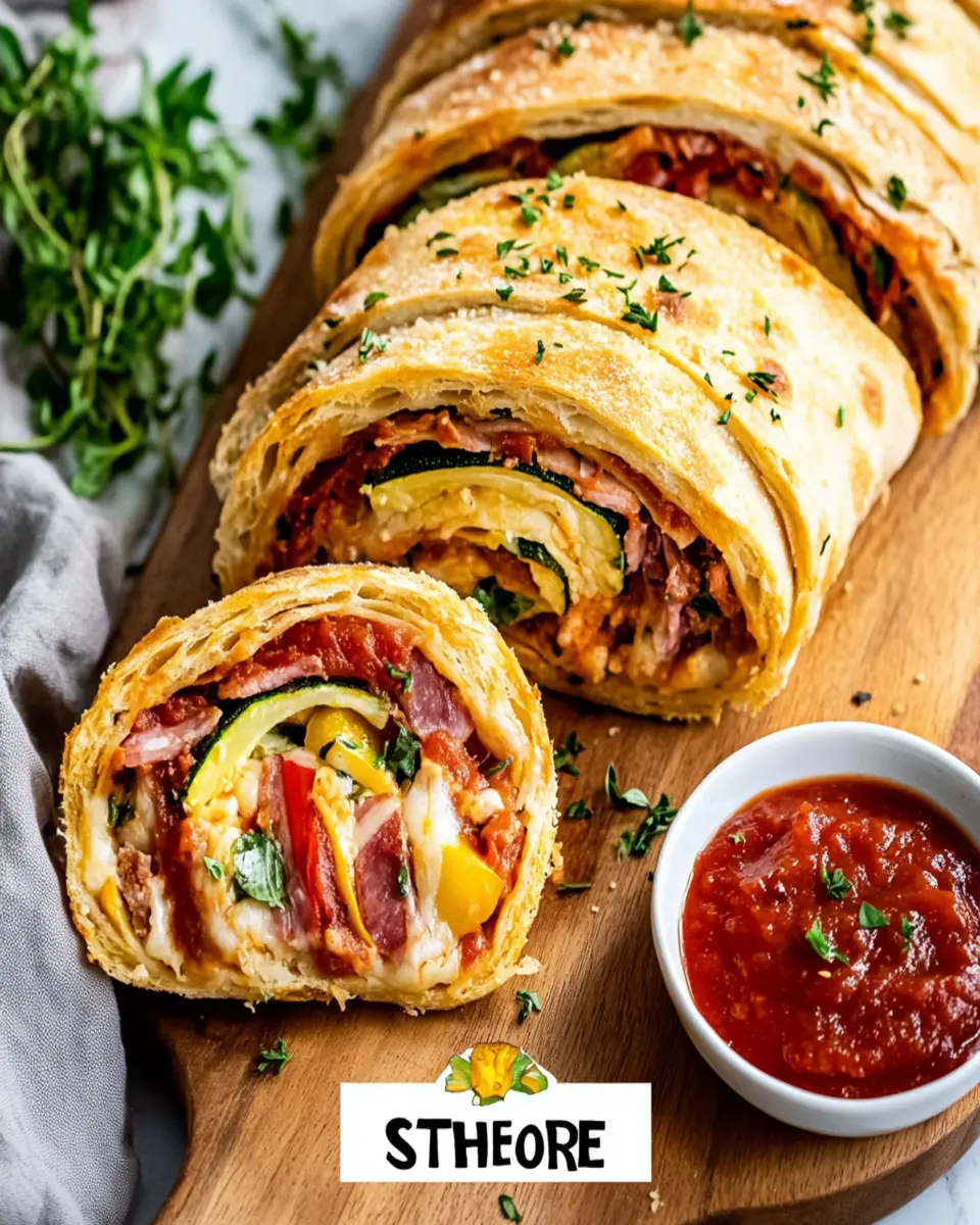 Homemade Gluten Free Stromboli First Image First Image