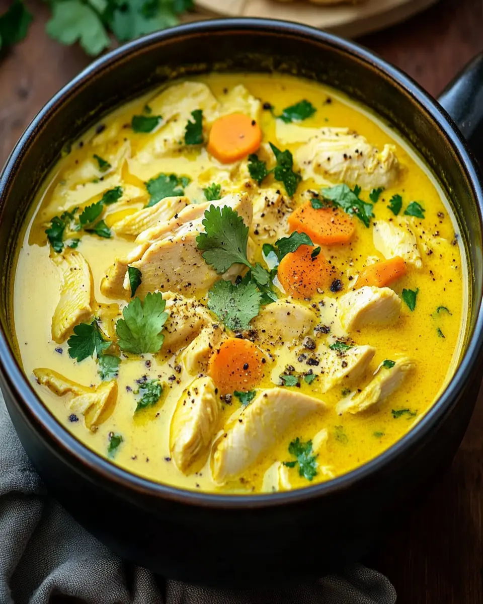 Ginger Turmeric Chicken Soup First Image First Image