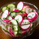 Cucumber and Radish Salad First Image First Image