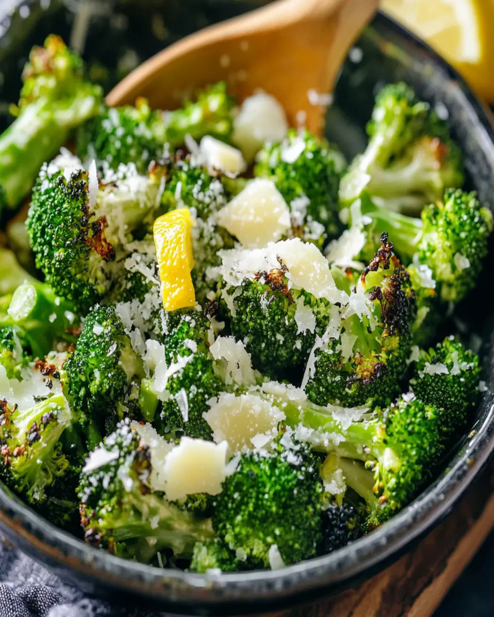 Roasted Parmesan Broccoli with Lemon First Image First Image