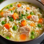 Turkey Rice Soup Bowl First Image First Image